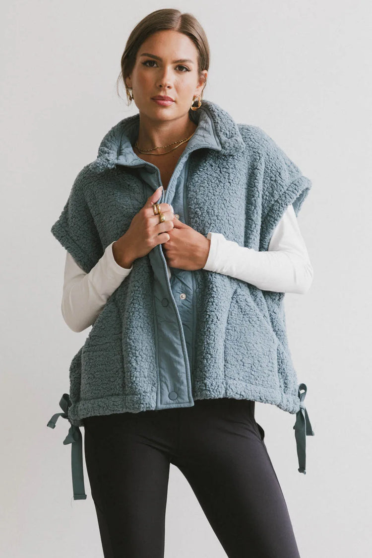 Vest in blue