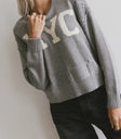 Long sleeves top in grey