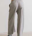 Plain color pants in grey