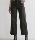 Two hand pockets denim in black