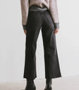 Two back pockets denim in black
