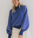 Long sleeves sweater in blue