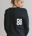 88 Number sweater in navy