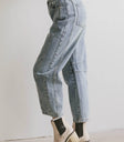 Denim pants in medium wash