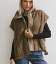 Vest in brown