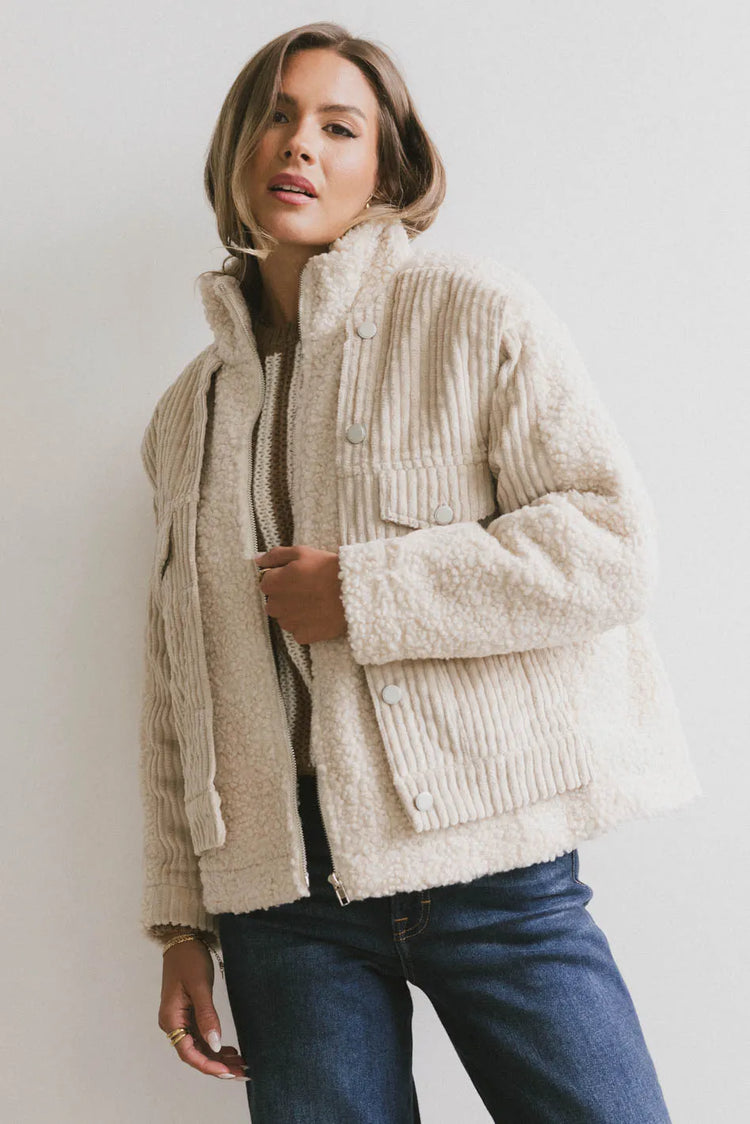 Sherpa corduroy jacket