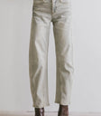 Barrel denim in medium wash