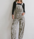 Overall in leopard print