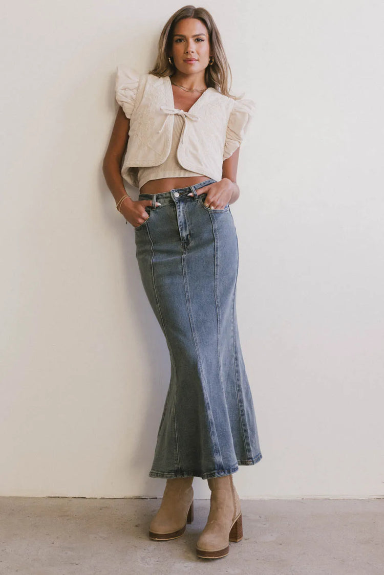 Top in cream