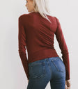 Plain color to in burgundy