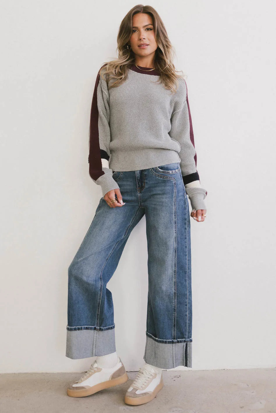 Wide leg jeans