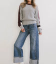 Wide leg jeans