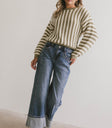 Fenna Cuffed Wide Leg Jeans