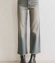 High rise denim in medium wash