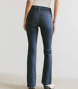 Two back pockets pants in dark wash