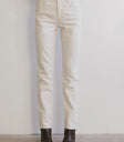 Straight leg pants in cream