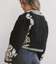 Long sleeves jacket in black