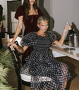 Sheer dress in black