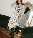 Midi dress in black