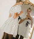 Bow mini dress