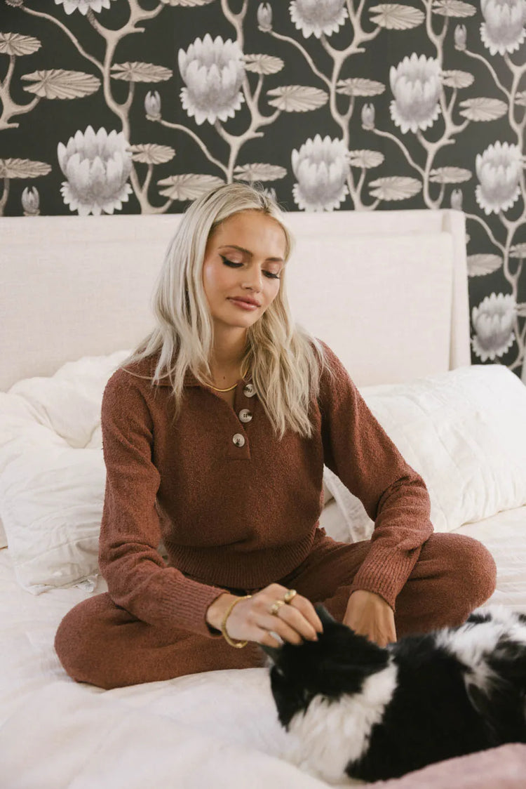 brick sweater