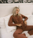 tie waist knit pants
