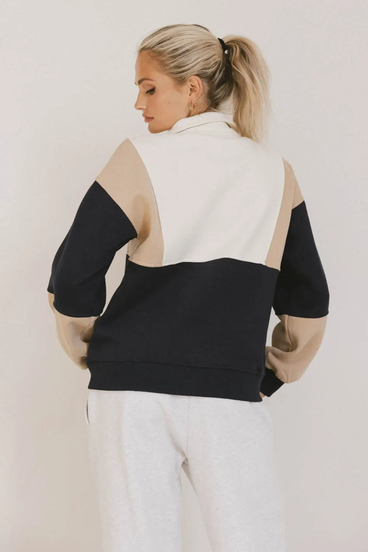 Color block sweater