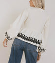 Plain color blouse in cream
