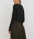 Long sleeves cardigan in navy