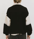 black sherpa zip up