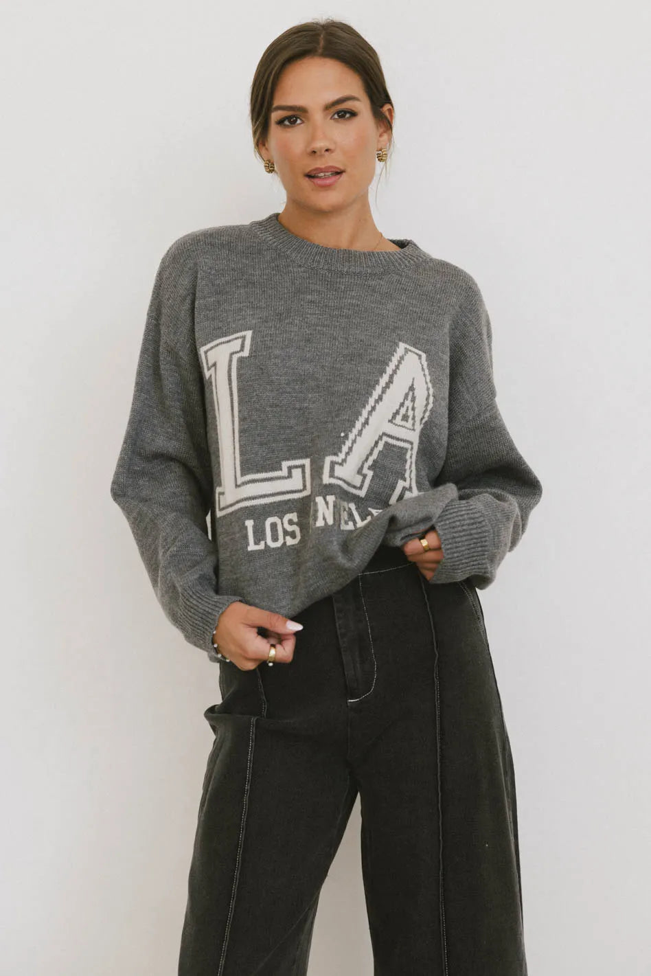 LA sweater in grey