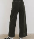 black denim jeans with wide leg