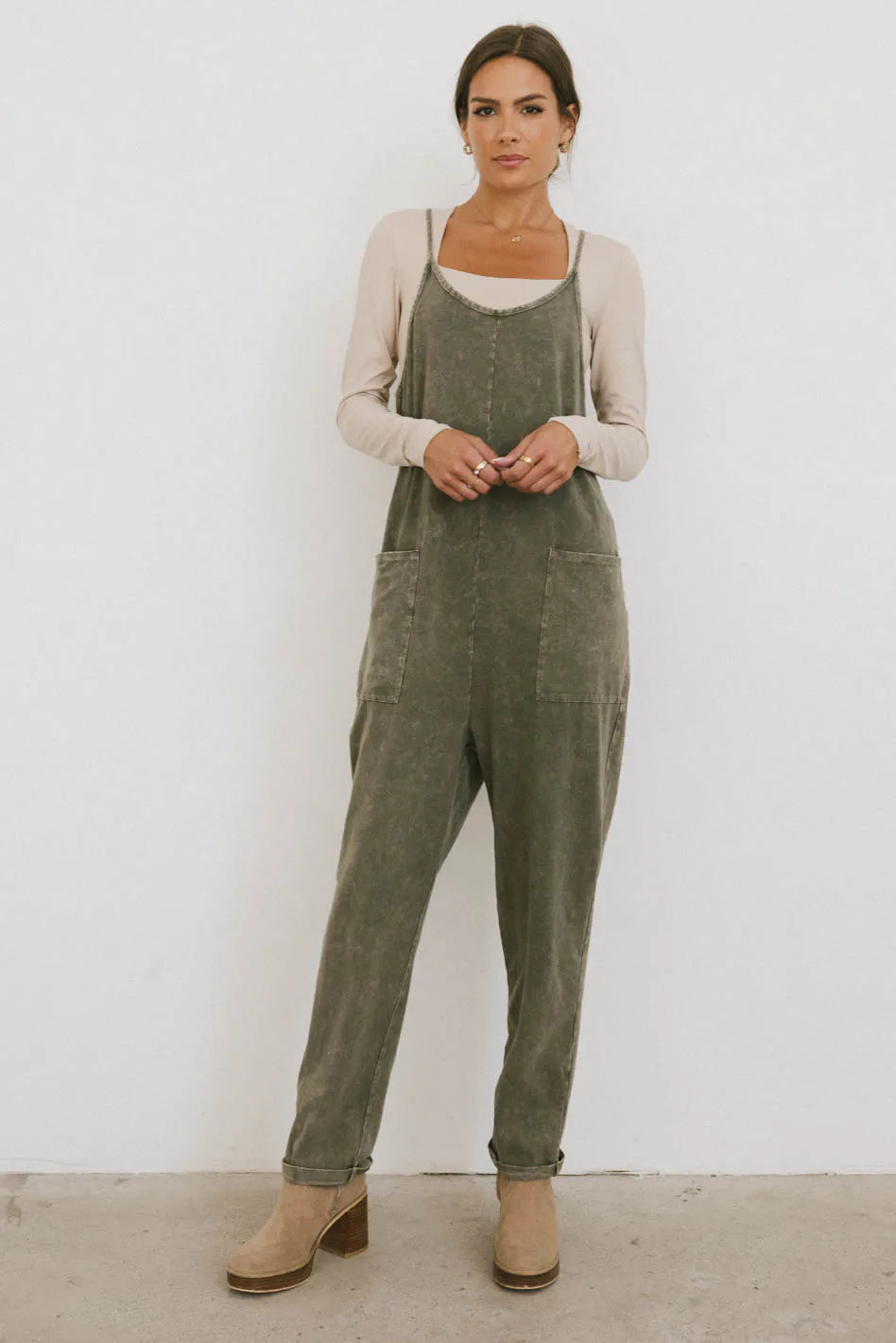 Overall in olive