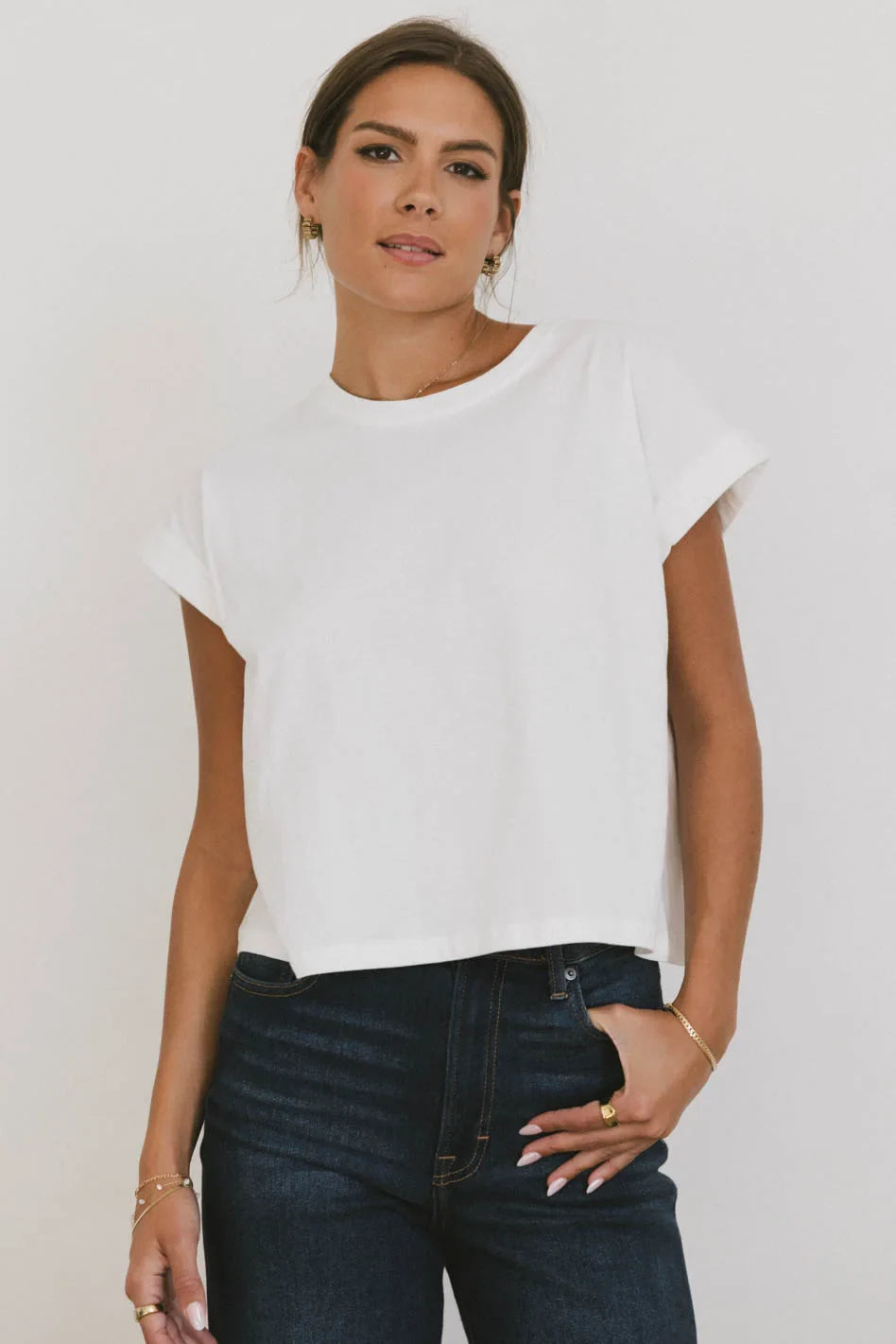 Knit to pin white