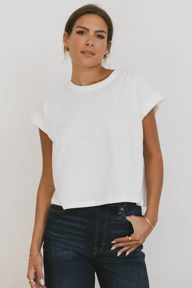 Knit to pin white