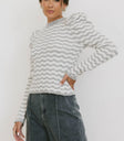 Waffle sweater in grey