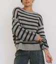 Long sleeves sweater in grey