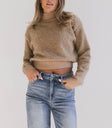 ribbed detail sweater