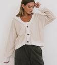 button front cardigan