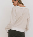 knit cardigan in cream