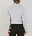 COLLARED GREY SWEATER