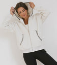 CONTRAST DETAIL HOODIE
