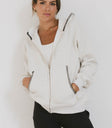 ZIP UP HOODIE WITH POCKETS