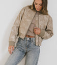 faux leather jacket