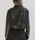 black vegan leather jacket