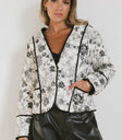 QUILTED FLORAL JACKET