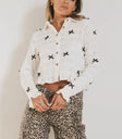 Long sleeves top in cream