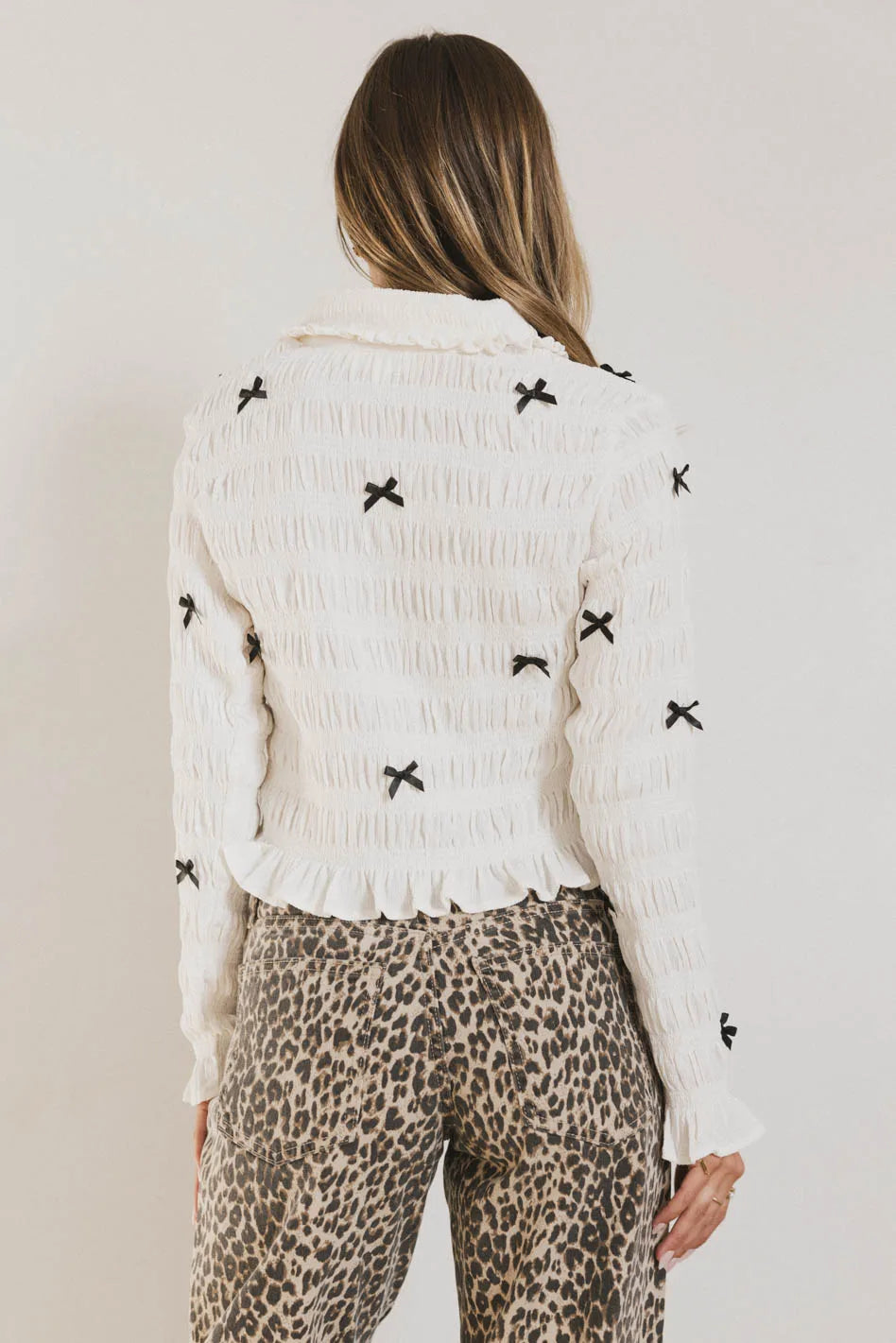 Cream blouse