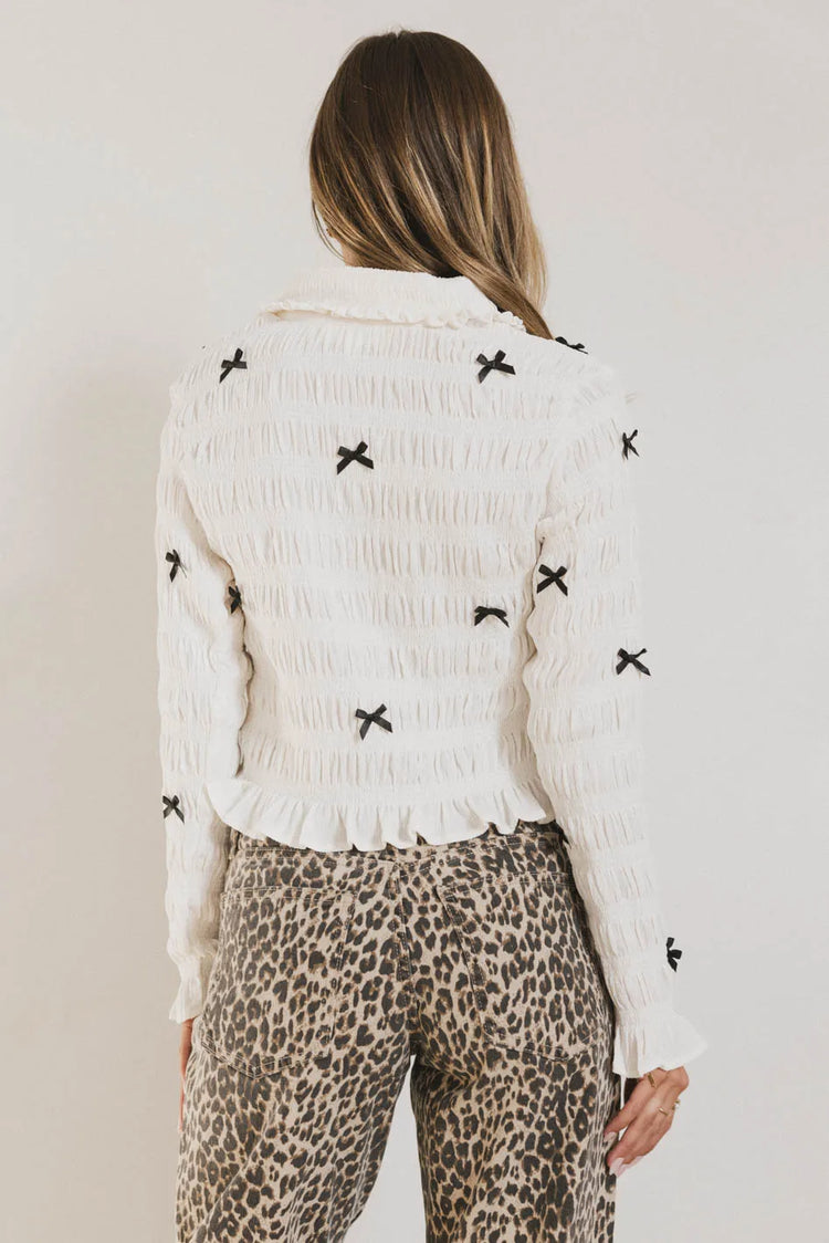 Cream blouse