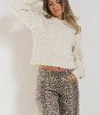 CREAM KNIT SWEATER